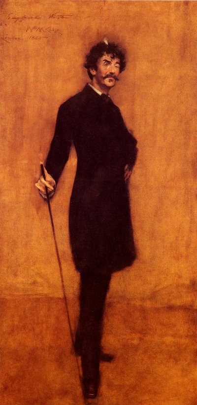 James Abbott McNeill Whistler by William Merritt Chase